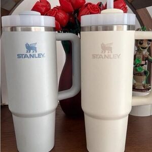 Stanley White and Cream Mugs